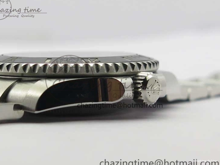 1221 Submariner 114060 No Date Black Ceramic ZZF 904L 1:1 Best Edition on SS Bracelet A Original 2989